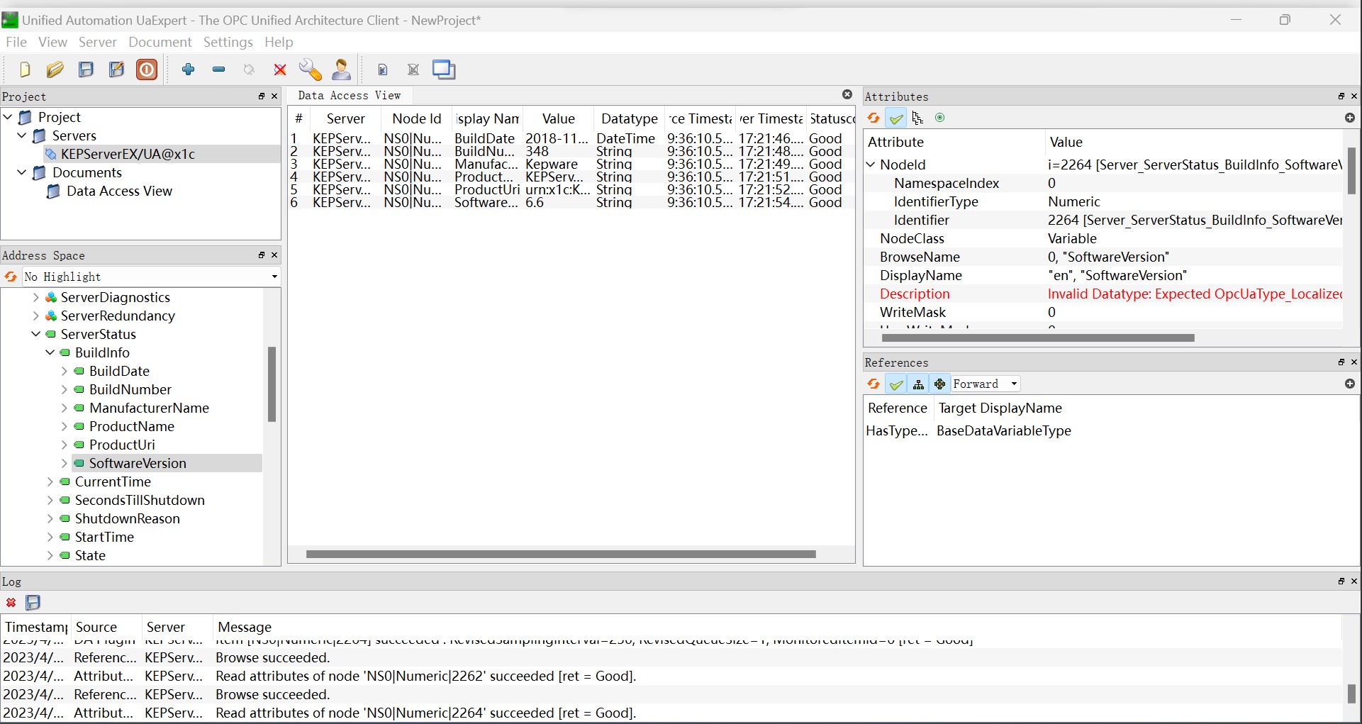 Connect to KEPServerEX Neuron Documentation