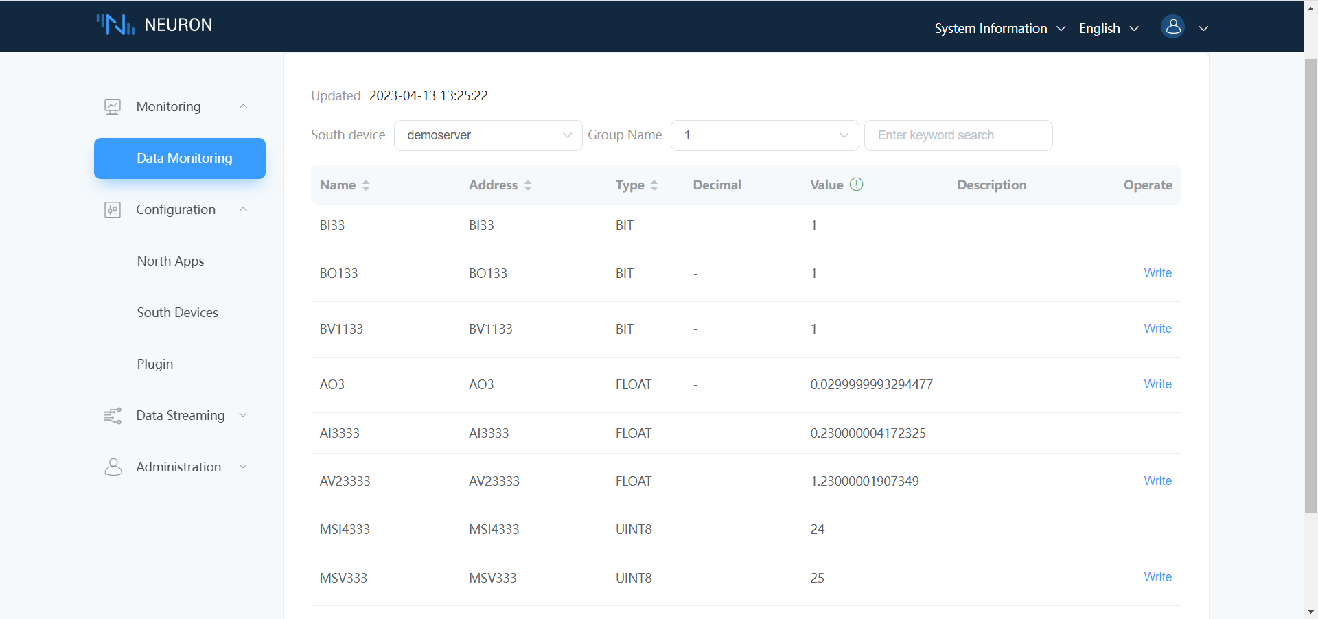 Connect to Yabe Neuron Documentation